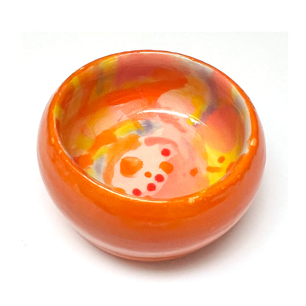 SAMPLE · Mini Bowl · Orange · Stoneware