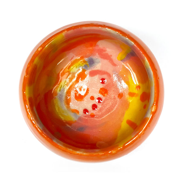 SAMPLE · Mini Bowl · Orange · Stoneware