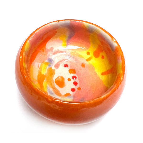SAMPLE · Mini Bowl · Orange · Stoneware