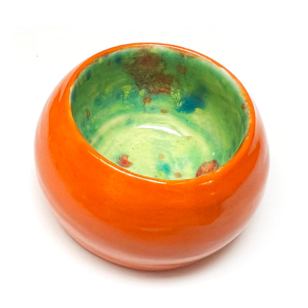 SAMPLE · Mini Bowl · Orange · Stoneware