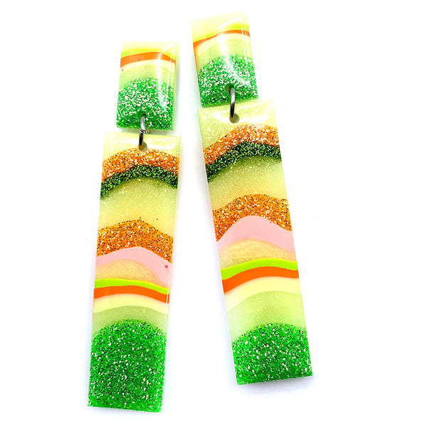 Resin Earring · Painterly