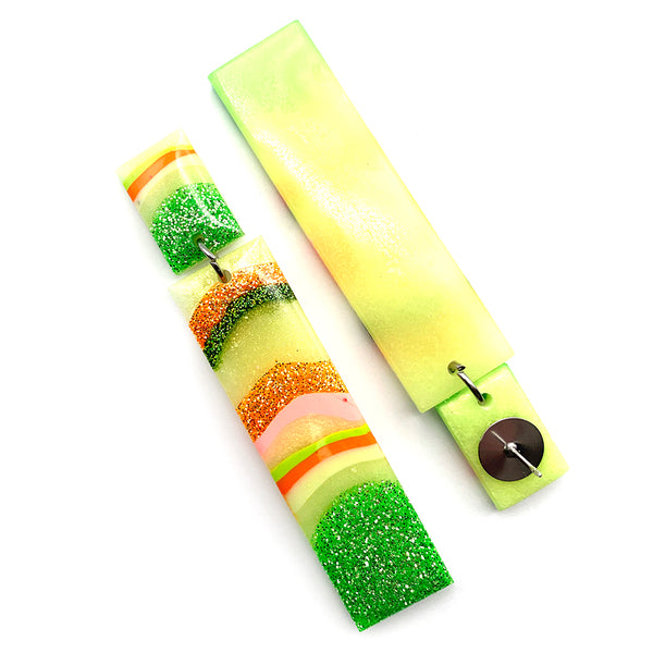 Resin Earring · Painterly