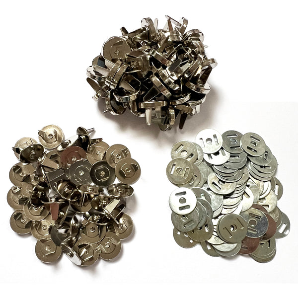 Magnetic Bag Snaps · 14mm · Qty 38