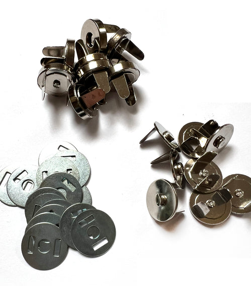 Magnetic Bag Snaps · 18mm · Qty 8