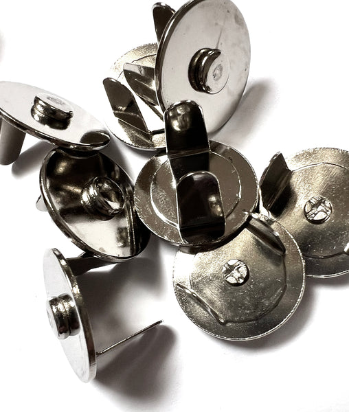 Magnetic Bag Snaps · 18mm · Qty 8