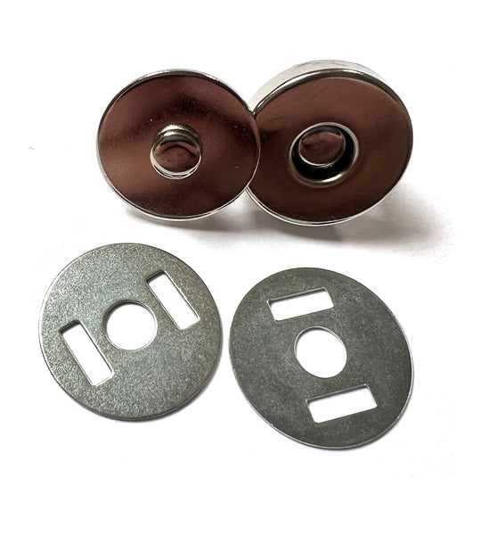 Magnetic Bag Snaps · 18mm · Qty 8