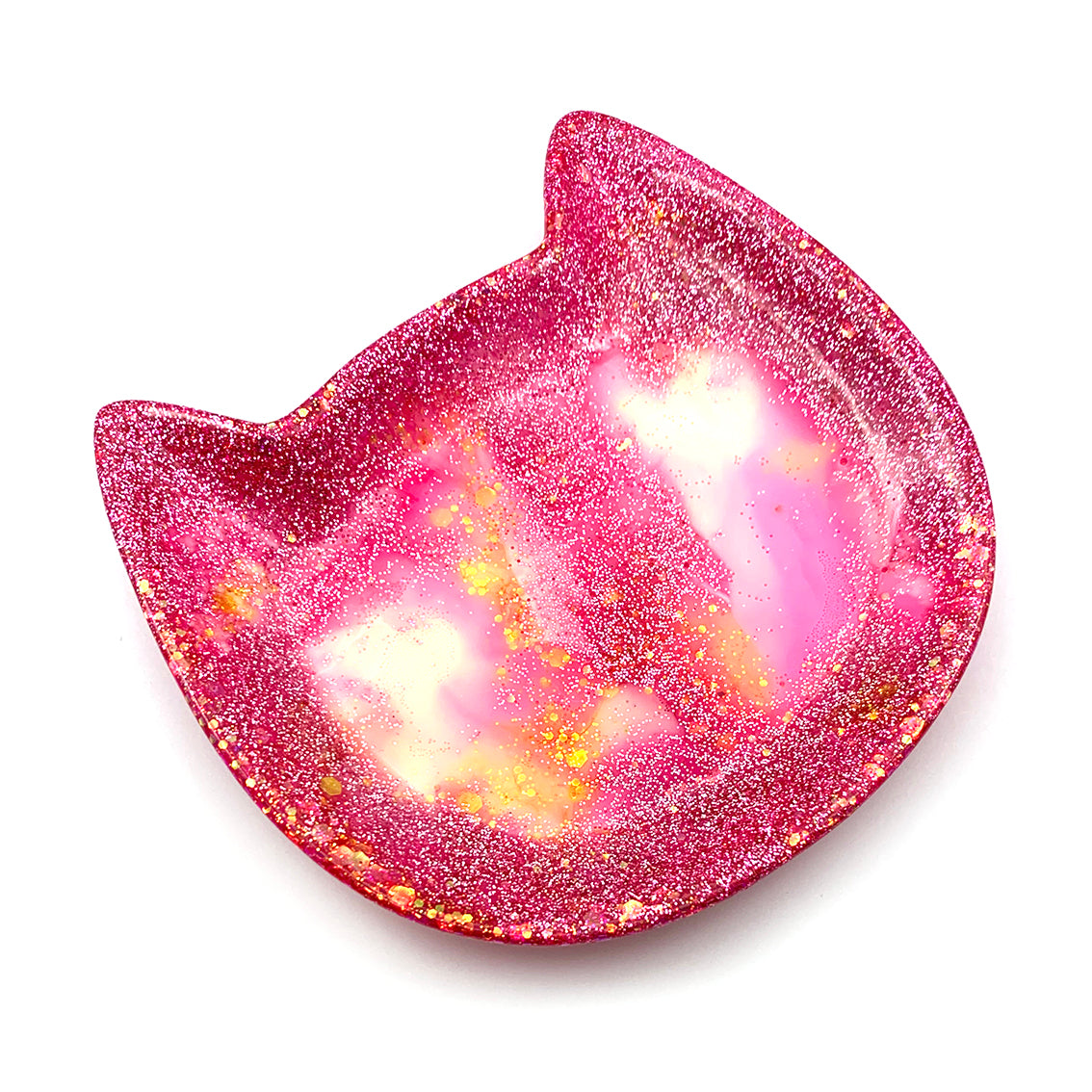 SECONDS · Cat Face Trinket Dish · Pinky (Read Description)