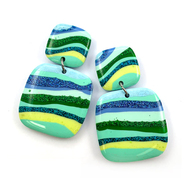 Resin Earring · Painterly