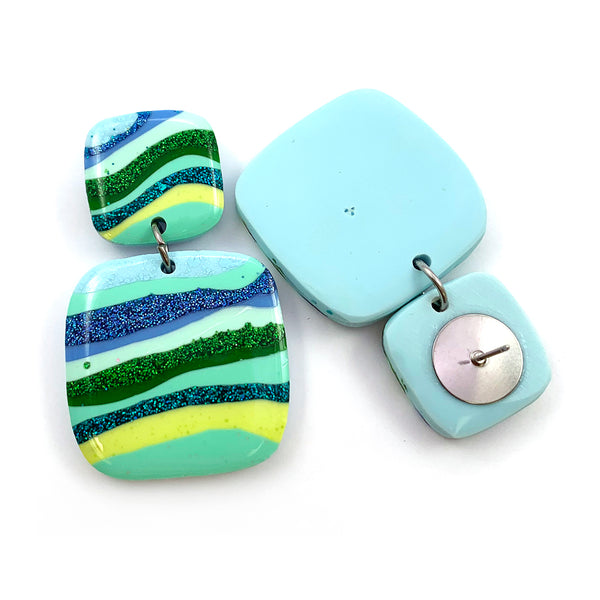 Resin Earring · Painterly