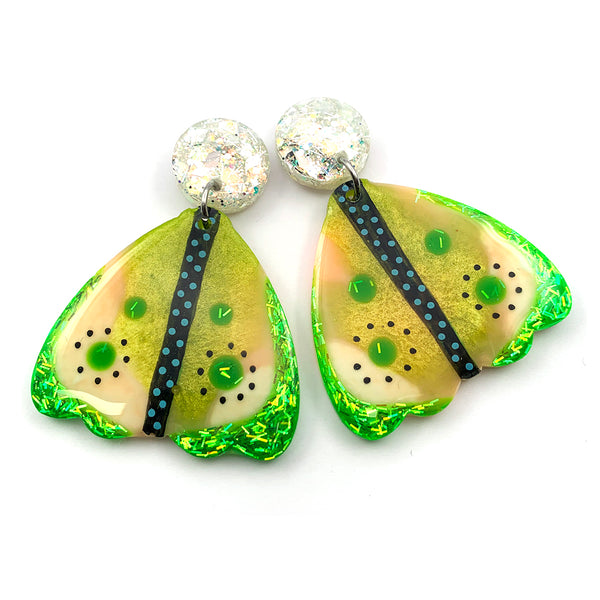 Resin Earring · The Moth and the Moon · 03