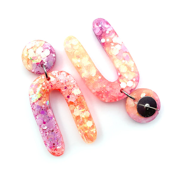 Resin Earring · Jeanie · Ombre