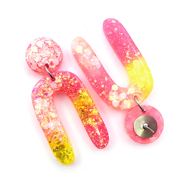 Resin Earring · Jeanie · Ombre