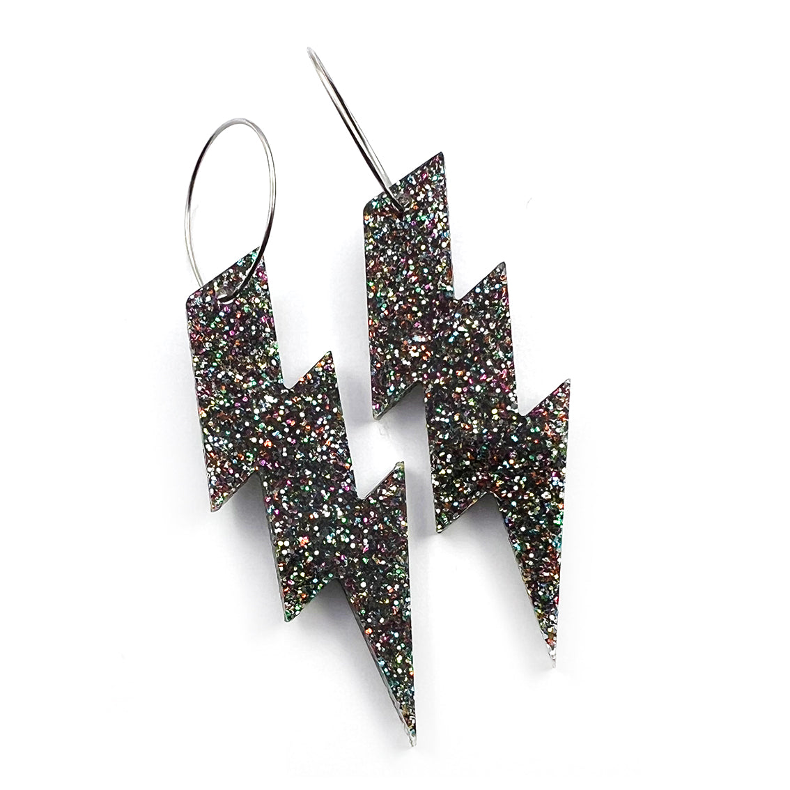 Acrylic Earring · Wam Bam Hoops · Rainbow