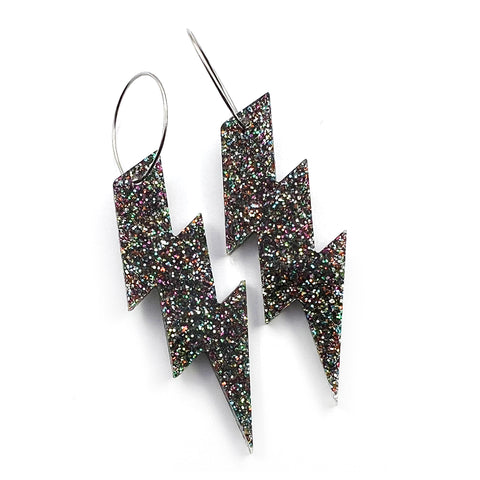 Acrylic Earring · Wam Bam Hoops · Rainbow