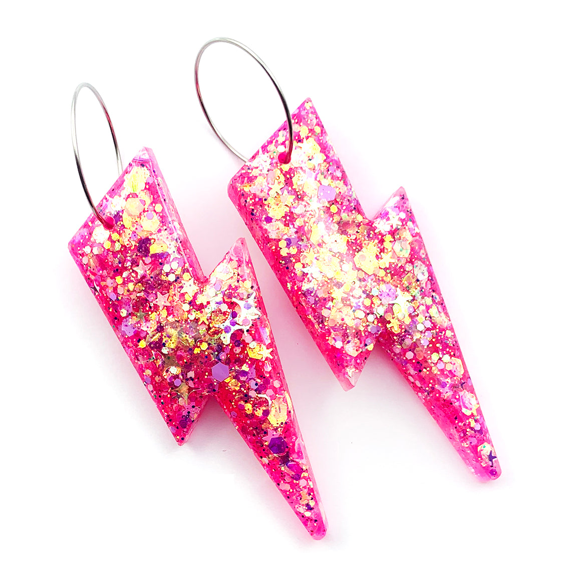 Resin Earring · Wam Bam · Pink · 42