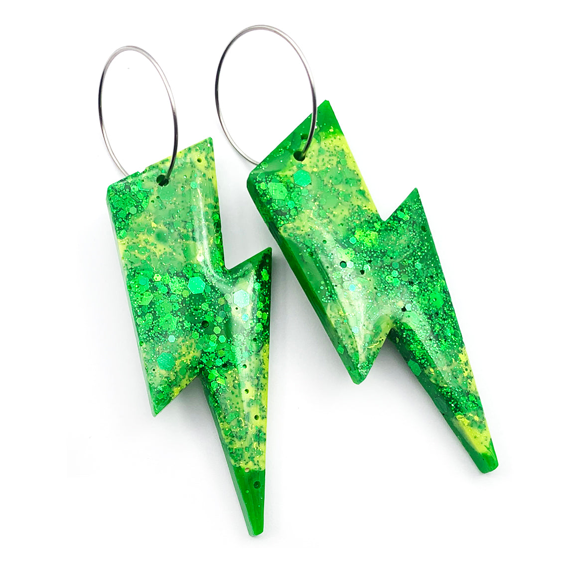 Resin Earring · Wam Bam · Green