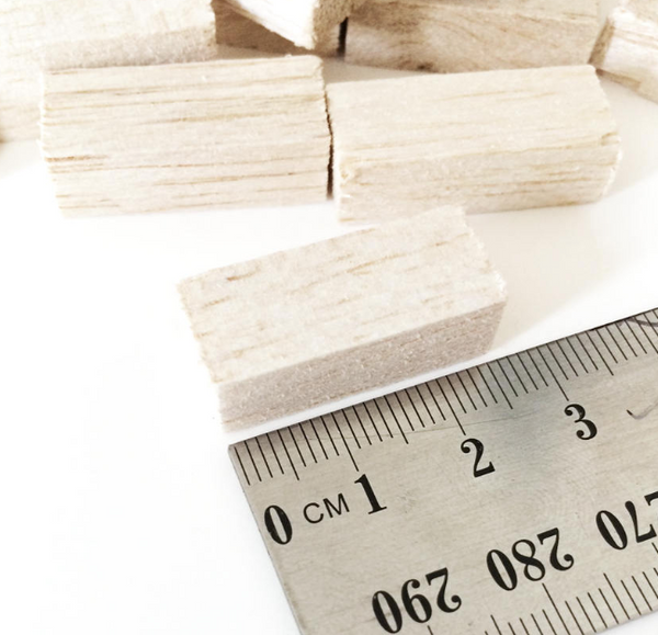 Wood Blocks · Balsa · 25mm · 280 Pieces