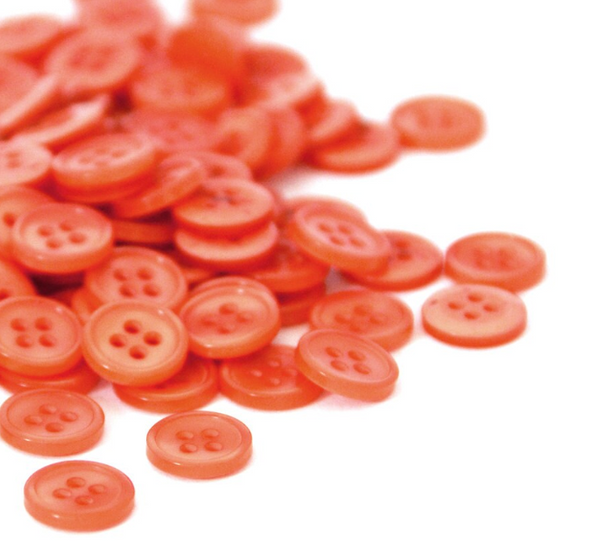 Buttons · Apricot · 11mm · 50 Buttons