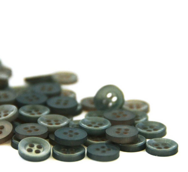 Buttons · Grey Green · 11mm · 50 Buttons