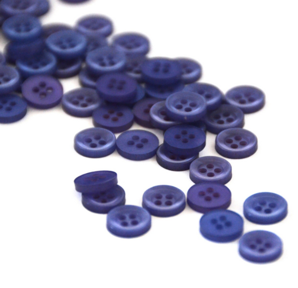 Buttons · Purple Lilac · 11mm · 50 Buttons