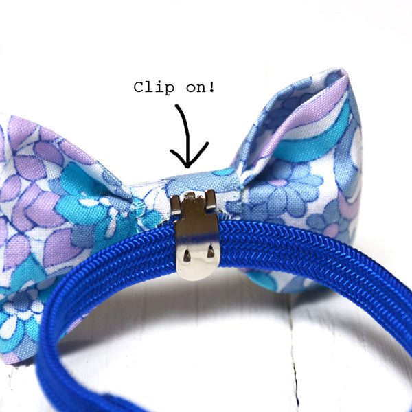 Cat Bow · Clip On · Row of Cats · Mint