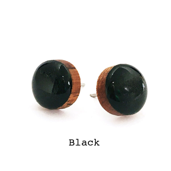 Dot Earrings · Black