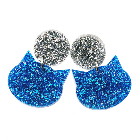 Meow Drops · Glitter · Blue