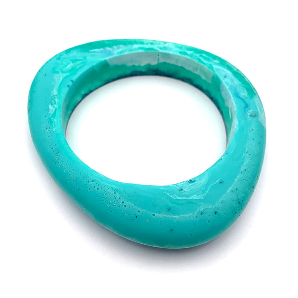 Olive Bangle · Turquoise · 65mm