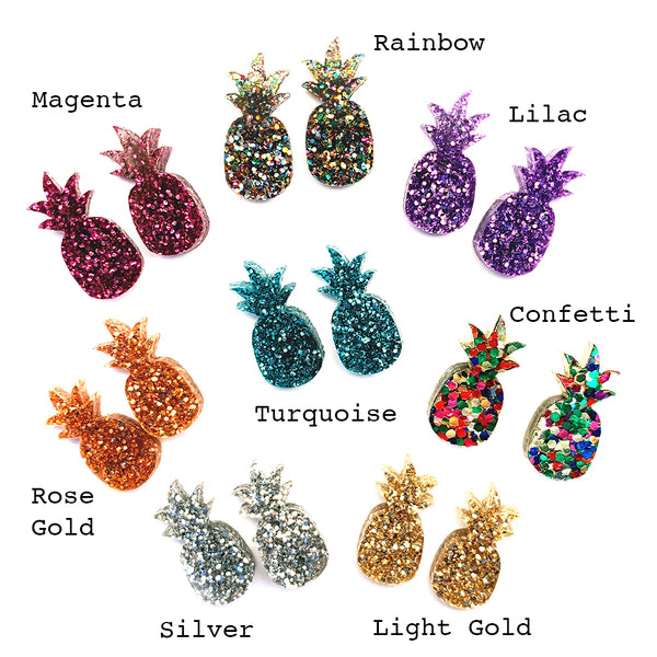 Pineapple Stud · Choose your Colour