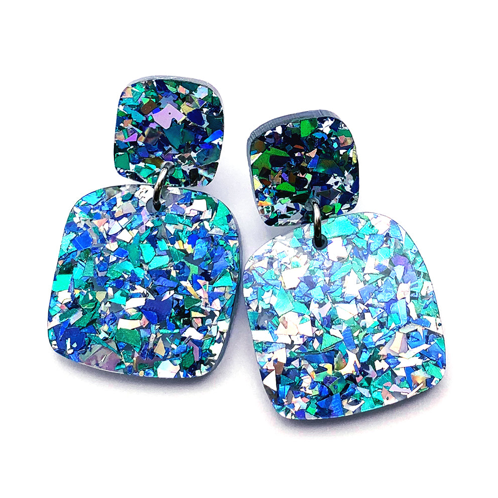 Mini Dangle · Glitzy Square · Choose your colour!
