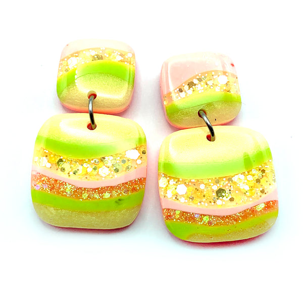 Resin Earring · Painterly · Style 1 · 3