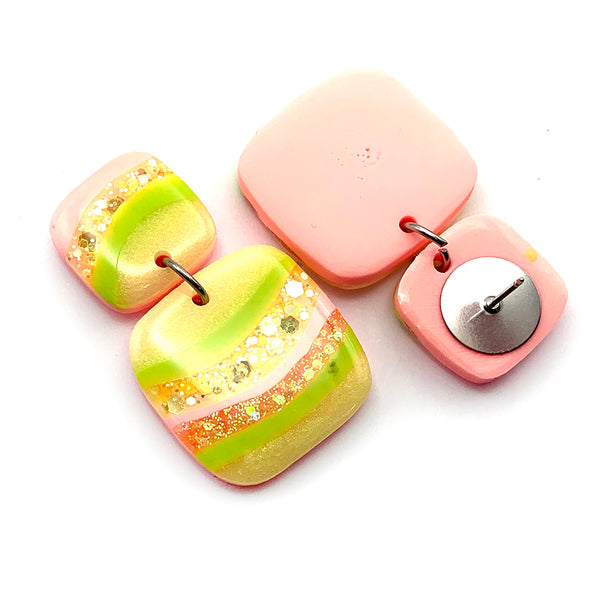 Resin Earring · Painterly · Style 1 · 3