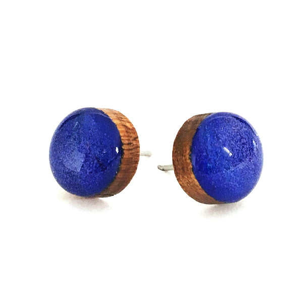 Dot Earrings · Ultra Marine Blue