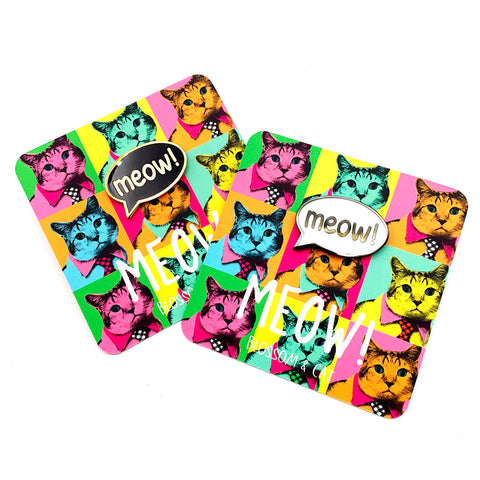 Enamel PIn · MEOW Bubble · Choose Your Colour