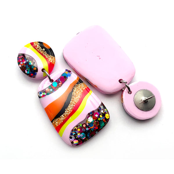 Resin Earring · Painterly · Style 2 · 3