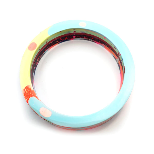 SECONDS · Painterly Bangle · Flat · S7 · Size 72mm (read description)