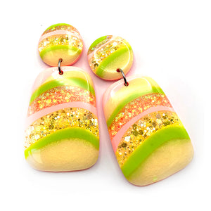 Resin Earring · Painterly · Style 5 · 2