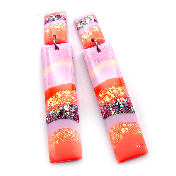 Resin Earring · Painterly · Style 6 · 4