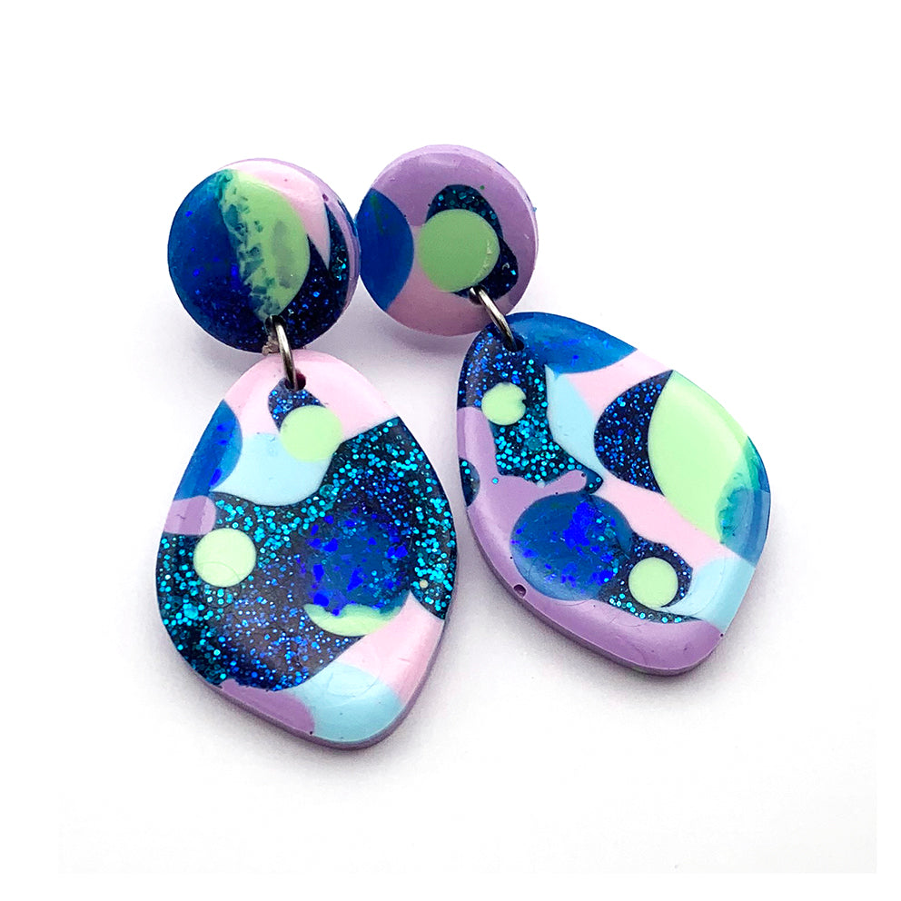 Resin Earring · Sweet Thing · Blue Lilac