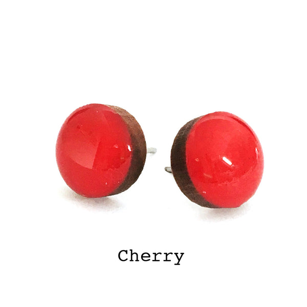 Dot Earrings · Cherry