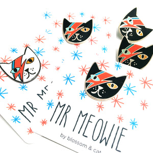SECONDS · Mr Meowie Cat Pin (read description)