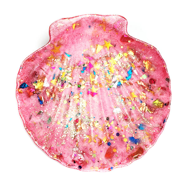 Resin Bowl · Shell Dish · Pink · SECONDS